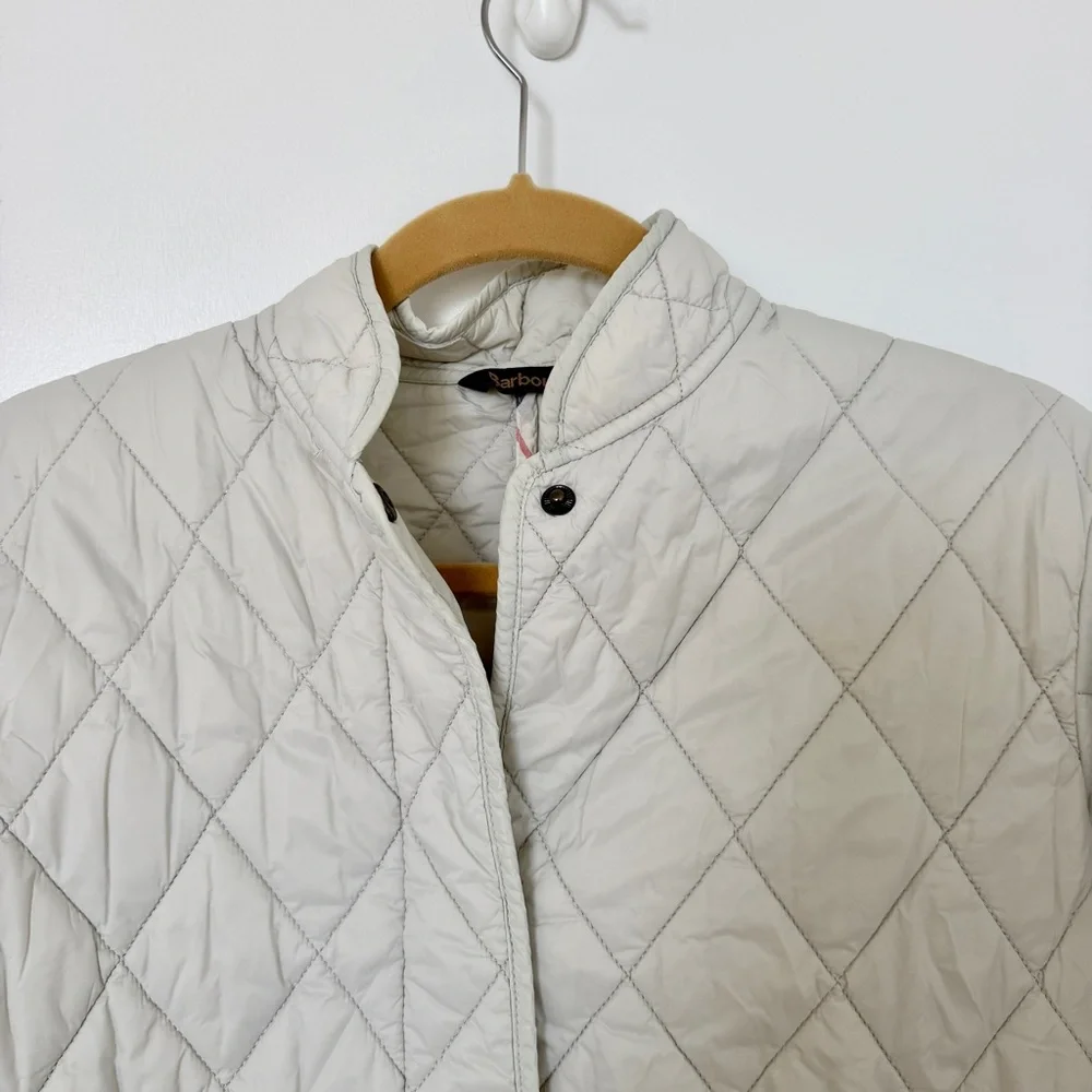 Barbour Rae Loch Quilted Jacket Sz 14 US Women’s Lightweight Summer Tartan